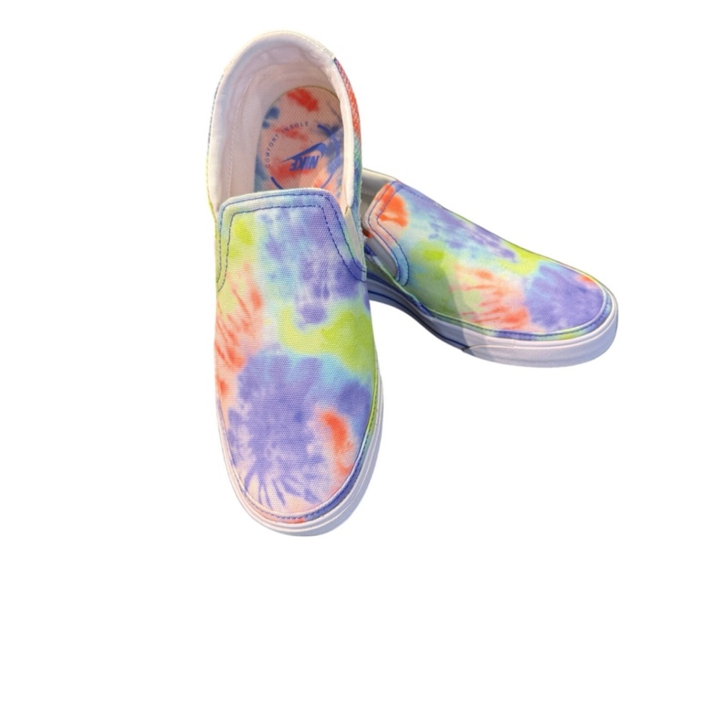 Nike Court Legacy Tie Dye Canvas Slip Ons Size 9